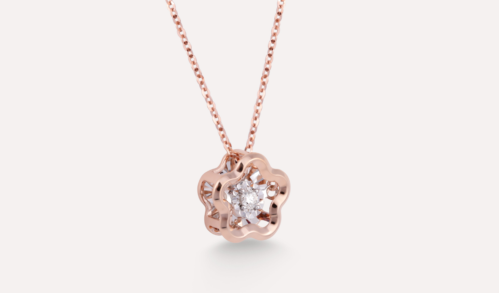 Wishes Rose Gold Necklace Star - Kooheji Jewellery